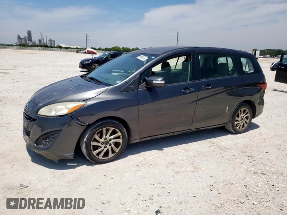 2013 Mazda 5 Sport z VIN JM1CW2BL4D0147362, wystawiony jako Copart lot #56844615 z przebiegiem 154 194 mil mil oraz Czysty tytuł • Clean title. Historia ofert i sprzedaży dostępna na DreamBid. Obrazek 1.