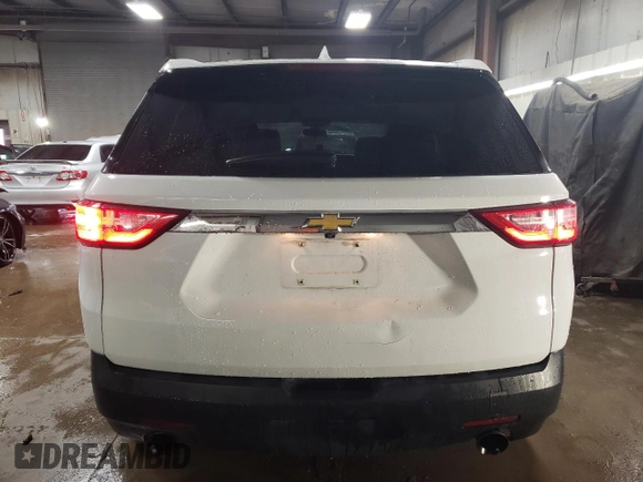 2021 Chevrolet Traverse LS with VIN 1GNERFKW5MJ208172, listed as a Copart auction lot 52043415 with 75,614 mi miles and Salvage title. Bid and sale history available at DreamBid. Image 6.