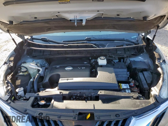 2018 Nissan Murano SL z VIN 5N1AZ2MG7JN139782, wystawiony jako Copart lot #59037605 z przebiegiem 118 375 mil mil oraz Szkoda całkowita • Salvage title. Historia ofert i sprzedaży dostępna na DreamBid. Obrazek 12.