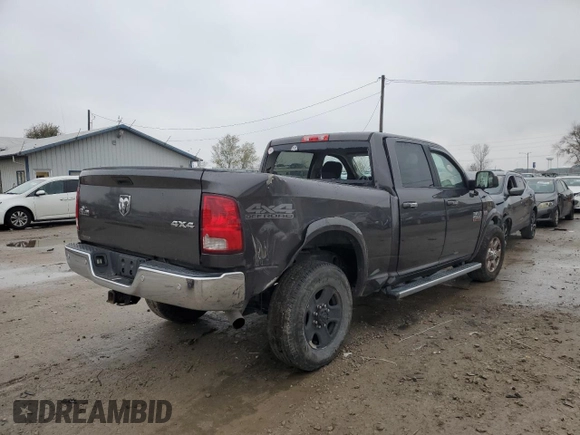 2017 Ram 2500 Big Horn with VIN 3C6UR5DJXHG657247, listed as a Copart auction lot 80509944 with 0 mi miles and Salvage Title. Bid and sale history available at carsss.com. Image 3.