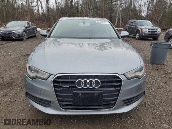 2012 Audi A6 with VIN WAUFGCFCXCN041958, listed as a Copart auction lot 84401704 with 153,751 mi miles and Clean title. Bid and sale history available at DreamBid. Image 5.