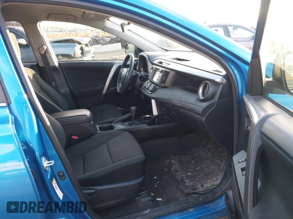 2018 Toyota RAV4 LE with VIN JTMBFREV4JJ717092, listed as a IAAI auction lot 41492235 with 127,643 mi miles. Bid and sale history available at carsss.com. Image 5.