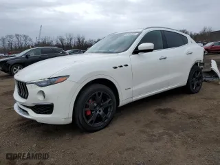 2019 Maserati Levante GranLusso with VIN ZN661XUL8KX316226, listed as a Copart auction lot 47082085 with 55,708 mi miles and Salvage Title. Bid and sale history available at carsss.com. Image 1.