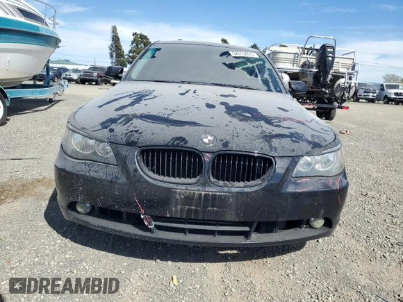 2004 BMW 5 Series 530i with VIN WBANA73534B810197, listed as a Copart auction lot 52813805 with 169,608 mi miles and Salvage Title. Bid and sale history available at DreamBid. Image 5.