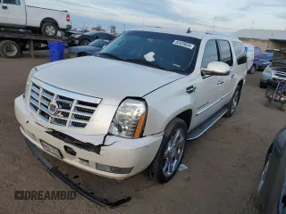 2010 Cadillac Escalade ESV Luxury z VIN 1GYUKHEF8AR102189, wystawiony jako Copart lot #82428034 z przebiegiem 163 848 mil mil oraz Szkody całkowita. Historia ofert i sprzedaży dostępna na DreamBid. Obrazek 1.