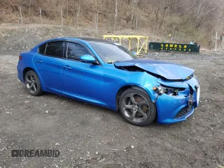 2018 Alfa Romeo Giulia with VIN ZARFAEDN9J7563315, listed as a Copart auction lot 47506033 with 0 mi miles. Bid and sale history available at carsss.com. Image 4.