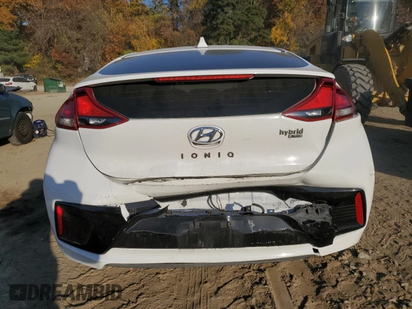 2017 Hyundai Ioniq Blue with VIN KMHC65LC2HU048114, listed as a Copart auction lot 77302014 with 292,084 mi miles and Salvage Title. Bid and sale history available at DreamBid. Image 6.