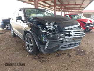2022 Volkswagen Tiguan SE with VIN 3VV3B7AX4NM109997, listed as a IAAI auction lot 41906297 with 62,692 mi miles and . Bid and sale history available at DreamBid. Image 1.