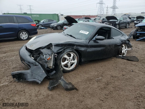 2000 Porsche 911 Carrera with VIN WP0AA2994YS623247, listed as a Copart auction lot 86183284 with 0 mi miles and Salvage Title. Bid and sale history available at carsss.com. Image 1.