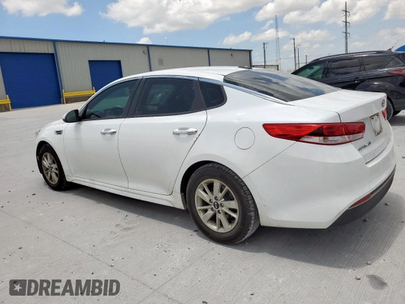 2016 Kia Optima LX with VIN 5XXGT4L38GG028737, listed as a Copart auction lot 60567755 with 124,478 mi miles and Clean title. Bid and sale history available at DreamBid. Image 2.