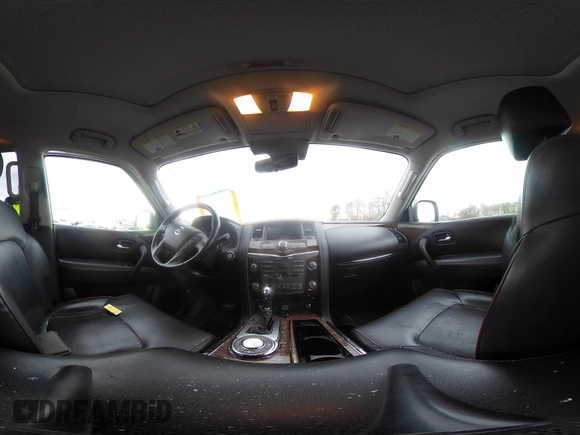 2018 Nissan Armada Platinum with VIN JN8AY2NF2J9333369, listed as a IAAI auction lot 41491584 with 124,048 mi miles. Bid and sale history available at carsss.com. Image 19.