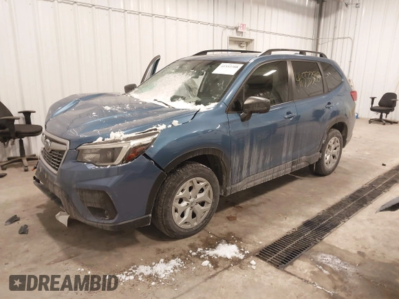 2021 Subaru Forester with VIN JF2SKADC7MH549989, listed as a IAAI auction lot 41553388 with 89,603 mi miles and . Bid and sale history available at DreamBid. Image 17.