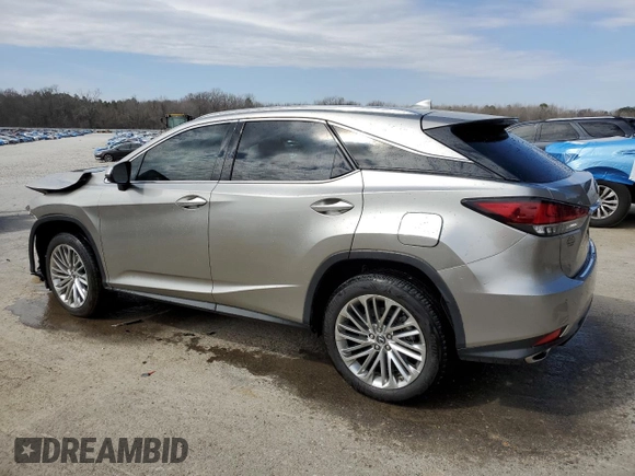 2021 Lexus RX 350 with VIN 2T2JZMDA1MC294889, listed as a Copart auction lot 47079245 with 50,207 mi miles and Salvage title. Bid and sale history available at DreamBid. Image 2.