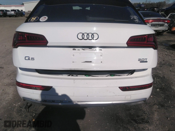 2018 Audi Q5 Premium with VIN WA1ANAFYXJ2097362, listed as a IAAI auction lot 41381832 with 130,049 mi miles. Bid and sale history available at carsss.com. Image 19.