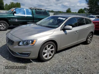 2015 Volvo V60 with VIN YV1612SJ2F1223128, listed as a Copart auction lot 64421825 with 40,726 mi miles and Salvage title. Bid and sale history available at DreamBid. Image 1.