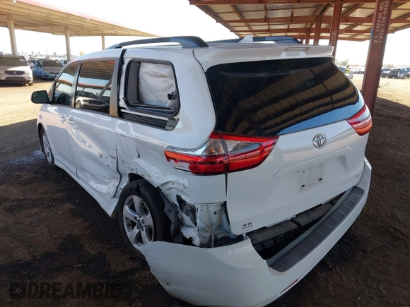 2020 Toyota Sienna LE Auto Access Seat with VIN 5TDKZ3DC0LS029925, listed as a IAAI auction lot 41882957 with 90,555 mi miles and . Bid and sale history available at DreamBid. Image 3.