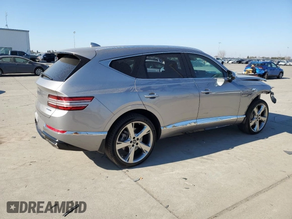 2022 Genesis GV80 with VIN KMUHCESC3NU092295, listed as a Copart auction lot 42539085 with Not Provided miles and Salvage Title. Bid and sale history available at DreamBid. Image 3.