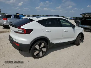 2023 Volvo C40 Recharge Pure Electric Ultimate with VIN YV4ED3GM6P2041457, listed as a Copart auction lot 48752134 with 5,937 mi miles. Bid and sale history available at carsss.com. Image 3.