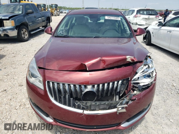 2017 Buick Regal Sport Touring with VIN 2G4GL5EXXH9105523, listed as a Copart auction lot 54274505 with 164,590 mi miles and Salvage Title. Bid and sale history available at DreamBid. Image 11.