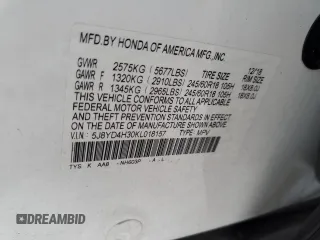 2019 Acura MDX with VIN 5J8YD4H30KL018157, listed as a Copart auction lot 88299435 with 46,726 mi miles and Salvage Title. Bid and sale history available at carsss.com. Image 12.