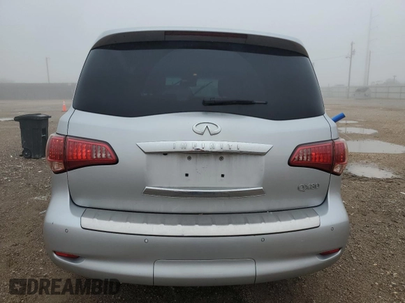 2017 Infiniti QX80 with VIN JN8AZ2NC0H9430079, listed as a Copart auction lot 54515715 with 132,799 mi miles and Salvage title. Bid and sale history available at DreamBid. Image 6.
