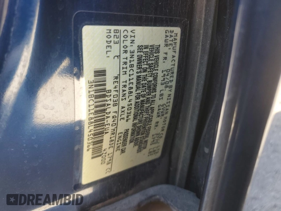 2008 Nissan Versa 1.8 S with VIN 3N1BC11E88L450366, listed as a Copart auction lot 49495425 with 154,725 mi miles and Salvage Title. Bid and sale history available at carsss.com. Image 15.