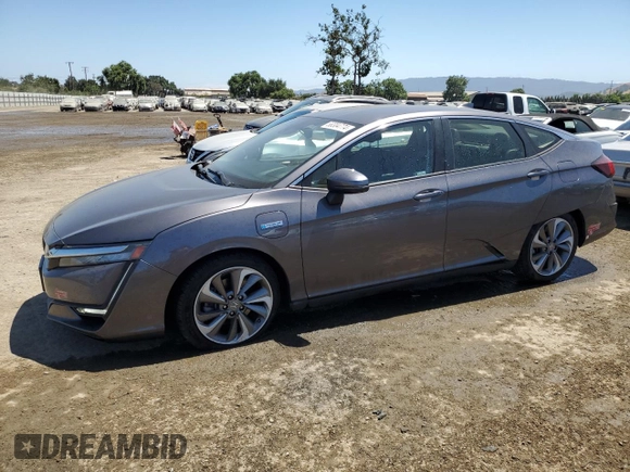 2018 Honda Clarity Plug-In Hybrid with VIN JHMZC5F17JC017811, listed as a Copart auction lot 58304774 with 54,827 mi miles and Salvage Title. Bid and sale history available at carsss.com. Image 1.