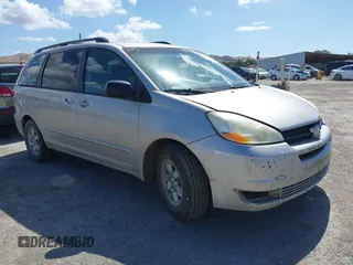 2005 Toyota Sienna CE with VIN 5TDZA23C55S303379, listed as a IAAI auction lot 42238935 with 262,259 mi miles and . Bid and sale history available at DreamBid. Image 1.