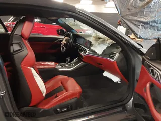 2023 BMW M4 Competition xDrive with VIN WBS33BA01PCL30830, listed as a IAAI auction lot 41402469 with 21,796 mi miles. Bid and sale history available at carsss.com. Image 5.