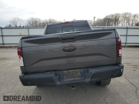 2015 Ford F-150 XLT with VIN 1FTEW1E87FFC44971, listed as a Copart auction lot 51836635 with 206,184 mi miles and Salvage Title. Bid and sale history available at DreamBid. Image 6.