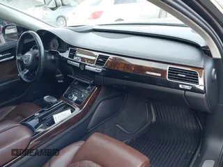 2017 Audi A8 L with VIN WAU44AFDXHN006857, listed as a IAAI auction lot 41758062 with 88,385 mi miles. Bid and sale history available at carsss.com. Image 5.