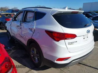 2017 Hyundai Santa Fe Sport 2.4L with VIN 5NMZU3LB8HH010930, listed as a IAAI auction lot 41201194 with 1 mi miles. Bid and sale history available at carsss.com. Image 3.