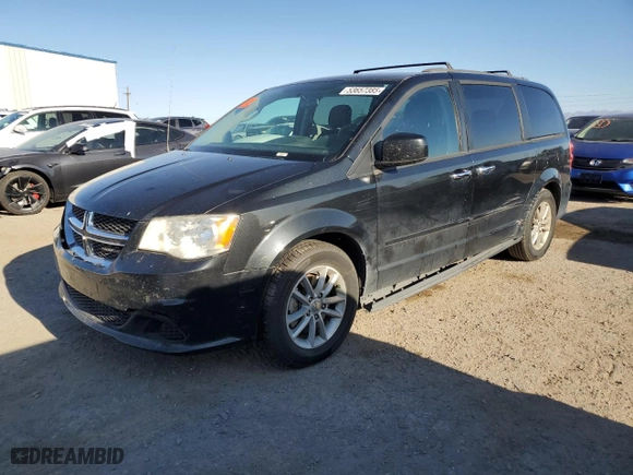 2016 Dodge Grand Caravan SXT with VIN 2C4RDGCG9GR380596, listed as a Copart auction lot 53657385 with 211,744 mi miles and Clean Title. Bid and sale history available at carsss.com. Image 1.