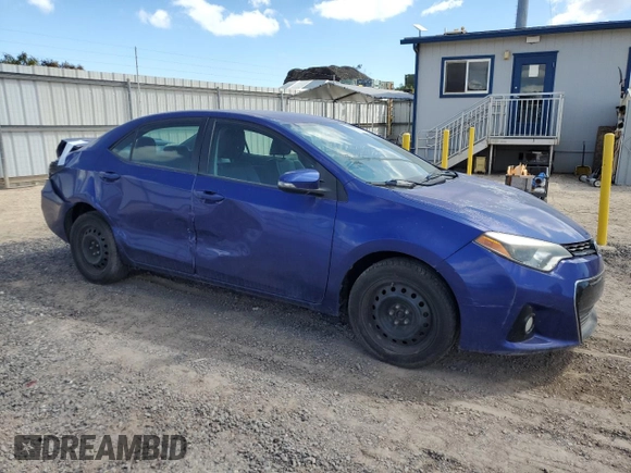 2014 Toyota Corolla L with VIN 5YFBURHE9EP040382, listed as a Copart auction lot 65289415 with 105,778 mi miles and Salvage title. Bid and sale history available at DreamBid. Image 4.