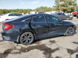 2021 Honda Civic Sedan Sport with VIN 2HGFC2F84MH534003, listed as a Copart auction lot 49717175 with 78,330 mi miles and Salvage Title. Bid and sale history available at carsss.com. Image 3.