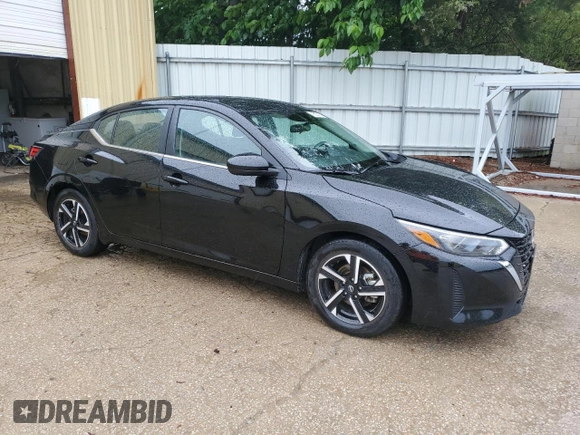 2024 Nissan Sentra SV с VIN 3N1AB8CV4RY247273, выставлен на аукционе Copart как лот 56748845 с пробегом 33 788 миль миль и Списание • Salvage title. История ставок и продаж доступна на DreamBid. Изображение 4.