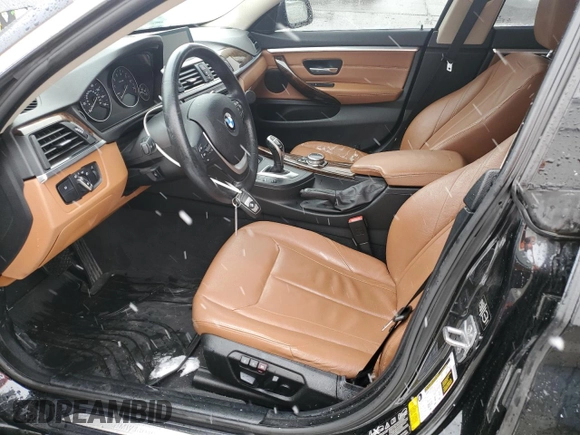 2015 BMW 4 Series 428i xDrive with VIN WBA4C9C54FD330601, listed as a Copart auction lot 45168955 with 112,408 mi miles and Salvage title. Bid and sale history available at DreamBid. Image 7.