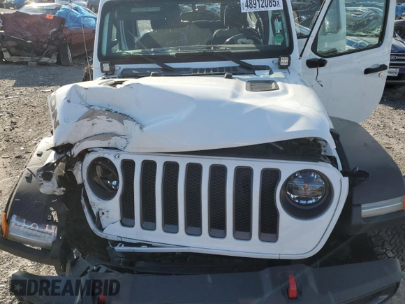 2021 Jeep Wrangler Unlimited Rubicon with VIN 1C4HJXFN6MW685250, listed as a Copart auction lot 48912085 with 48,049 mi miles and Salvage Title. Bid and sale history available at DreamBid. Image 13.