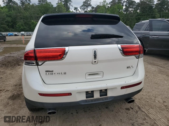 2012 Lincoln MKX with VIN 2LMDJ6JK4CBL13038, listed as a Copart auction lot 51990355 with 178,887 mi miles and Salvage Title. Bid and sale history available at carsss.com. Image 6.