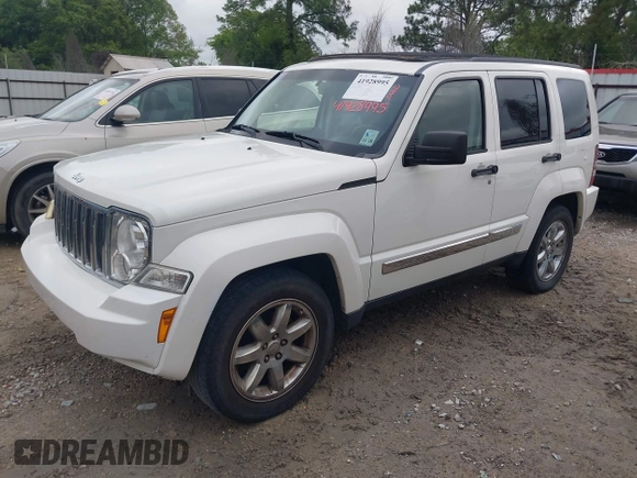 2008 Jeep Liberty Limited with VIN 1J8GN58K28W245225, listed as a IAAI auction lot 41928995 with 149,992 mi miles and . Bid and sale history available at carsss.com. Image 2.