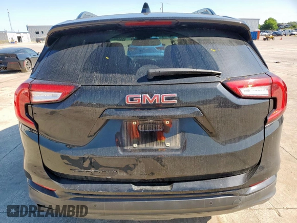 2022 GMC Terrain SLT with VIN 3GKALPEV8NL292374, listed as a Copart auction lot 56430655 with 38,233 mi miles and Salvage title. Bid and sale history available at DreamBid. Image 6.