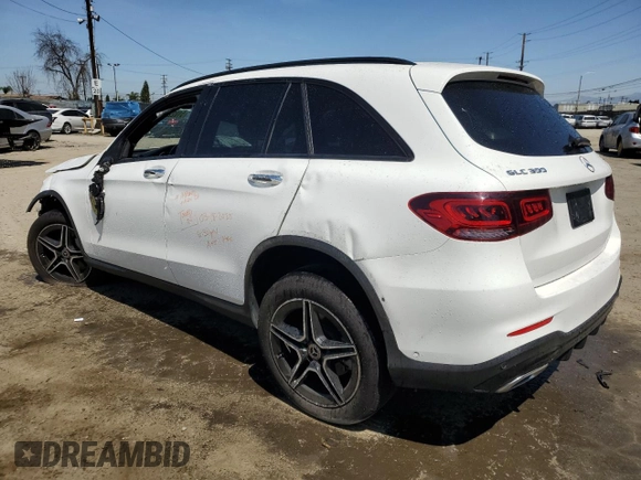 2022 Mercedes-Benz GLC 300 z VIN W1N0G8EB1NG088259, wystawiony jako Copart lot #51022095 z przebiegiem 63 973 mil mil oraz Szkoda całkowita • Salvage title. Historia ofert i sprzedaży dostępna na DreamBid. Obrazek 2.