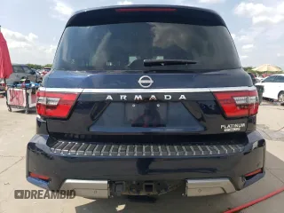 2021 Nissan Armada Platinum with VIN JN8AY2DA2M9372926, listed as a Copart auction lot 64429404 with 65,296 mi miles and Clean Title. Bid and sale history available at carsss.com. Image 6.