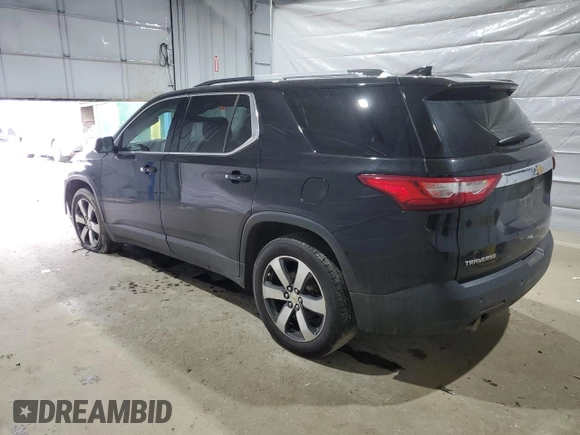 2018 Chevrolet Traverse LT Leather with VIN 1GNEVHKW5JJ156772, listed as a Copart auction lot 46163275 with 0 mi miles and Salvage Title. Bid and sale history available at carsss.com. Image 2.