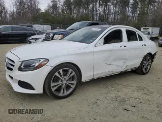 2015 Mercedes-Benz C 300 with VIN 55SWF4JB6FU056193, listed as a Copart auction lot 49263785 with 112,095 mi miles and Salvage Title. Bid and sale history available at DreamBid. Image 1.