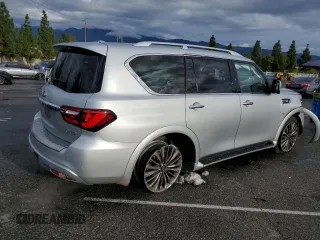 2018 Infiniti QX80 with VIN JN8AZ2NF1J9660116, listed as a Copart auction lot 81897413 with 99,372 mi miles. Bid and sale history available at carsss.com. Image 3.