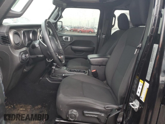 2019 Jeep Wrangler Unlimited Sport with VIN 1C4HJXDG8KW603584, listed as a Copart auction lot 86677784 with 85,182 mi miles and Salvage title. Bid and sale history available at DreamBid. Image 7.