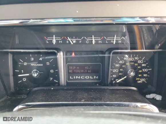 2014 Lincoln Navigator with VIN 5LMJJ2H55EEL05672, listed as a Copart auction lot 77603254 with 139,239 mi miles and Salvage Title. Bid and sale history available at carsss.com. Image 9.