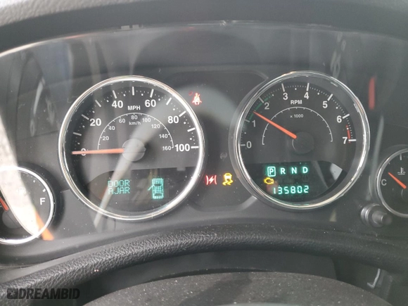 2012 Jeep Wrangler Unlimited Sport with VIN 1C4BJWDG1CL171567, listed as a Copart auction lot 87617405 with 135,802 mi miles and Salvage Title. Bid and sale history available at carsss.com. Image 9.