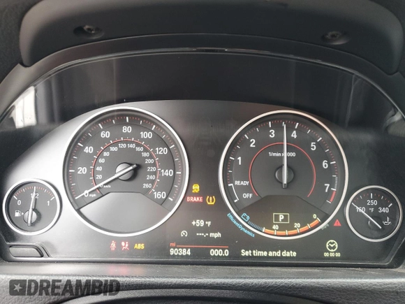 2016 BMW 4 Series 428i with VIN WBA3N7C51GK226963, listed as a Copart auction lot 53151035 with 90,384 mi miles and Salvage title. Bid and sale history available at DreamBid. Image 9.